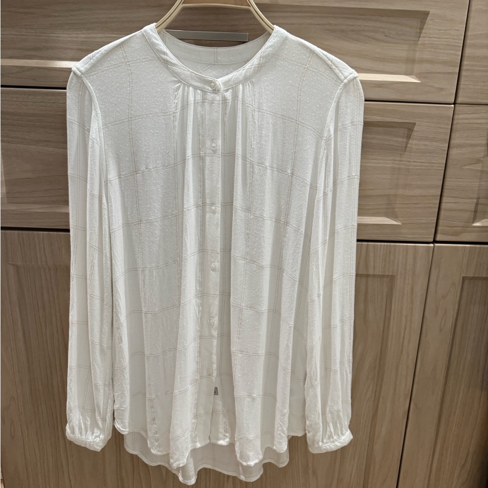 Rails Women’s Blouse with  Rose Gold Thread Detail